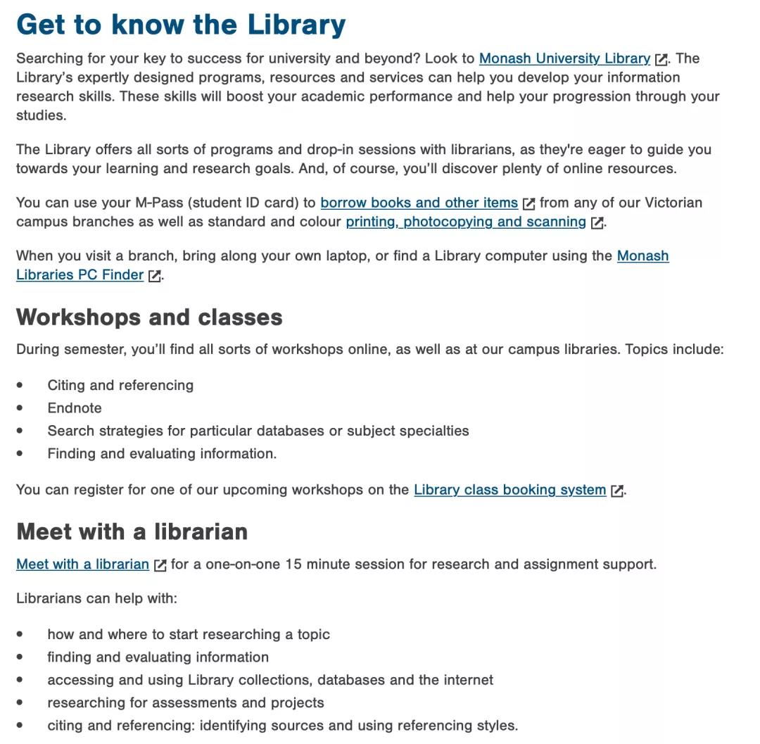 蒙纳士大学网站关于图书馆.jpg 蒙纳士大学网站关于图书馆.jpg